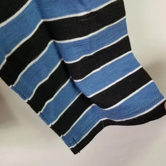 Michael Kors Long Sleeve Striped Top. Size M - Picture 10 of 10